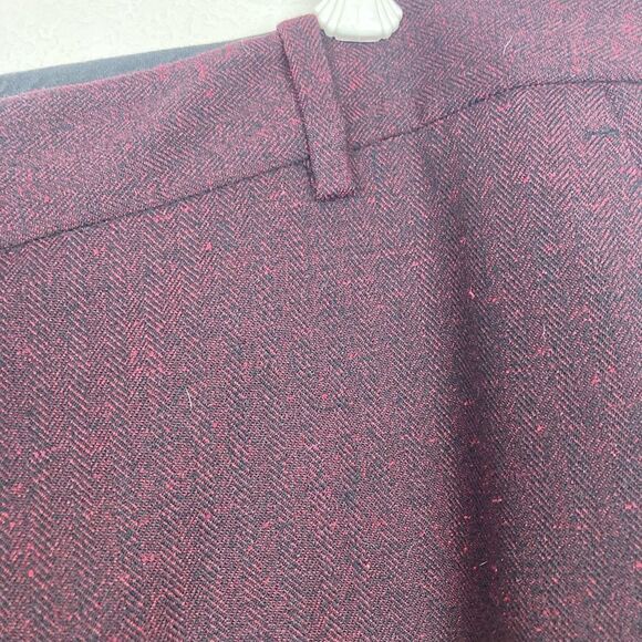 The Limited Burgundy & black tweed trousers runs big for size,great pockets - Picture 3 of 9